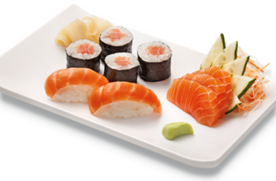 Mini Combinado Salmão 9 unidades